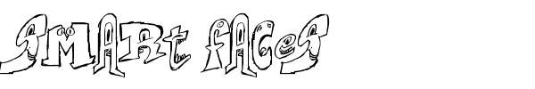 Smart Faces font preview